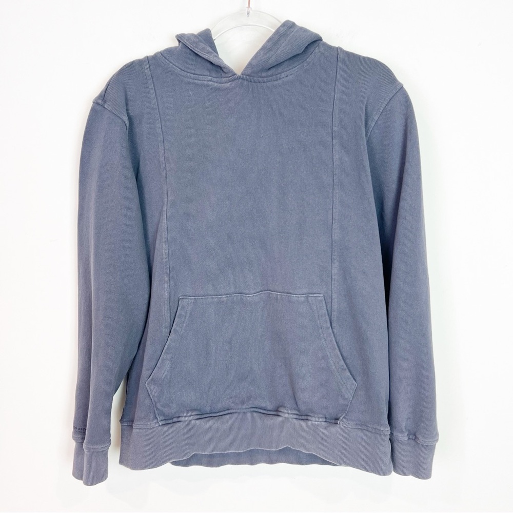 LIFTED ANCHORS BLUE LONG SLEEVE HOODIE SWEATSHIRT MENS LARGE